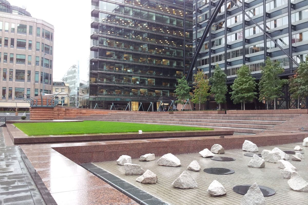 Exchange Square at Broadgate in the City of London