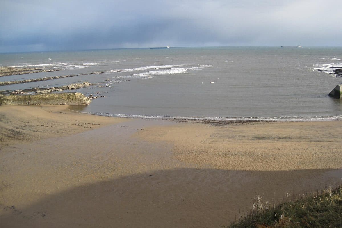 Cullercoats Bay on the North Tyneside coast
