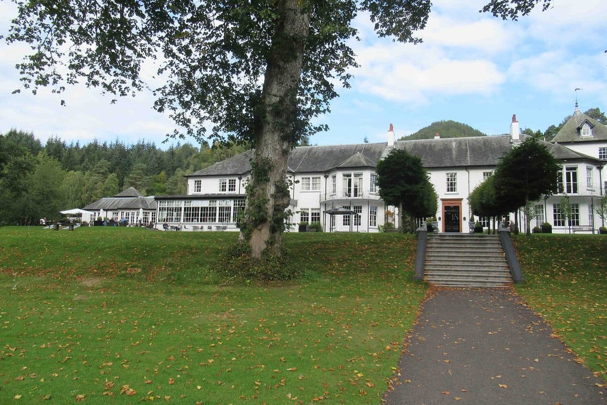 Dunkeld House Hotel in Perthshire, one of the ten Crerar hotels for sale