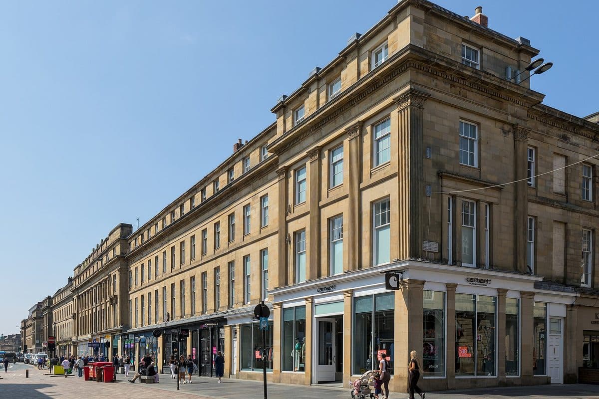 Grainger Street in Newcastle city centre