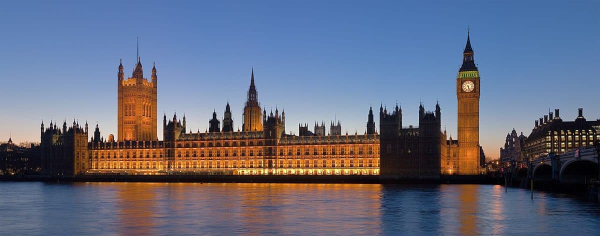 The Palace of Westminster seen from across the Thames