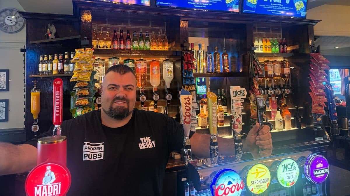 The Derby pub in South Shields after its refurbishment