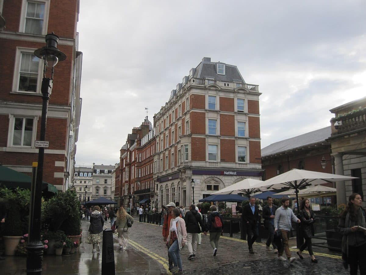 Henrietta Street in Covent Garden, London