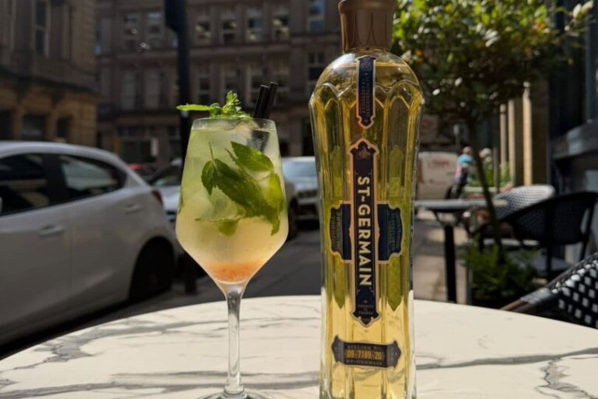 An autumn spritz at an outside table at Dobson & Parnell
